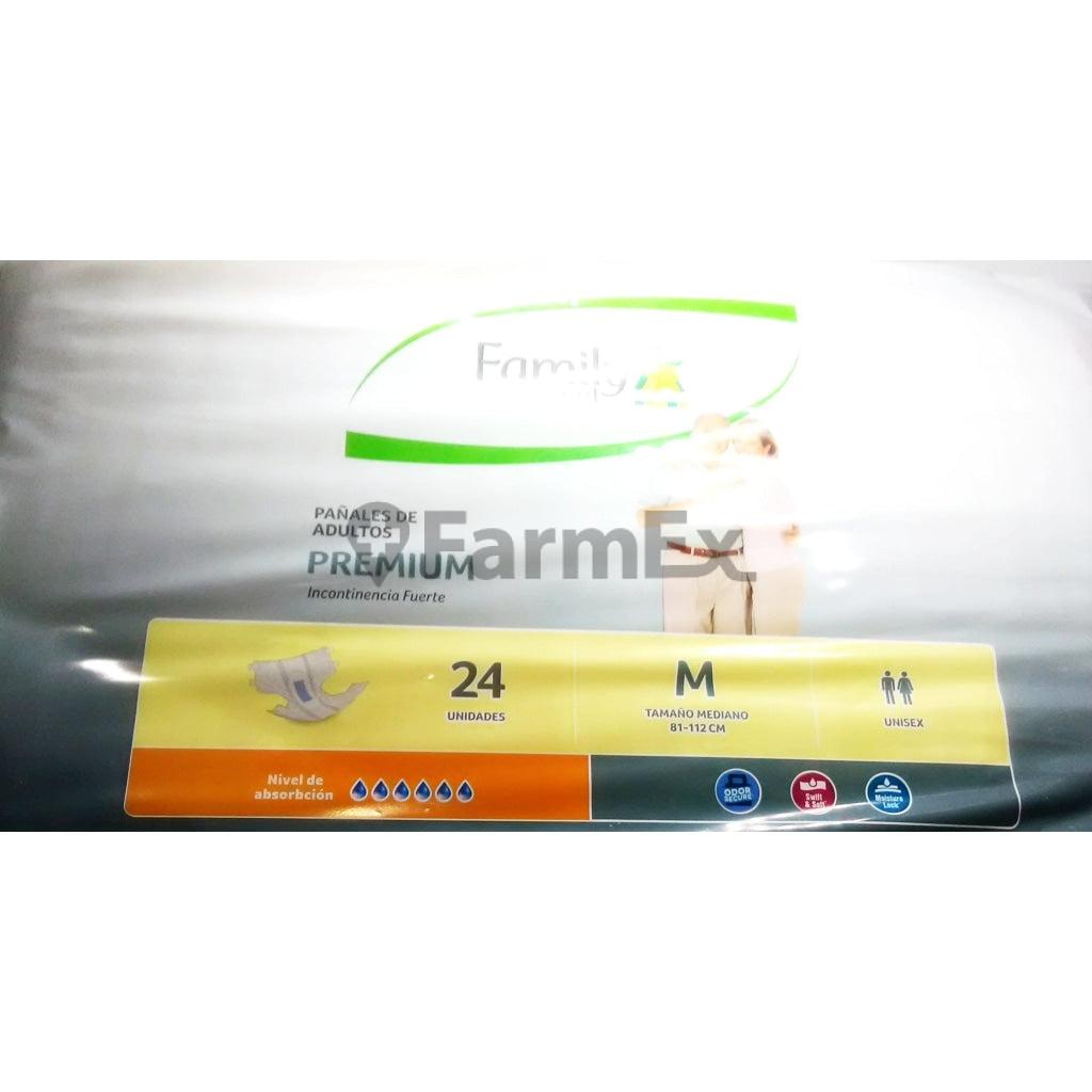 PAÑAL ADULTO Premium Mediano Family Set x 24 Family Set